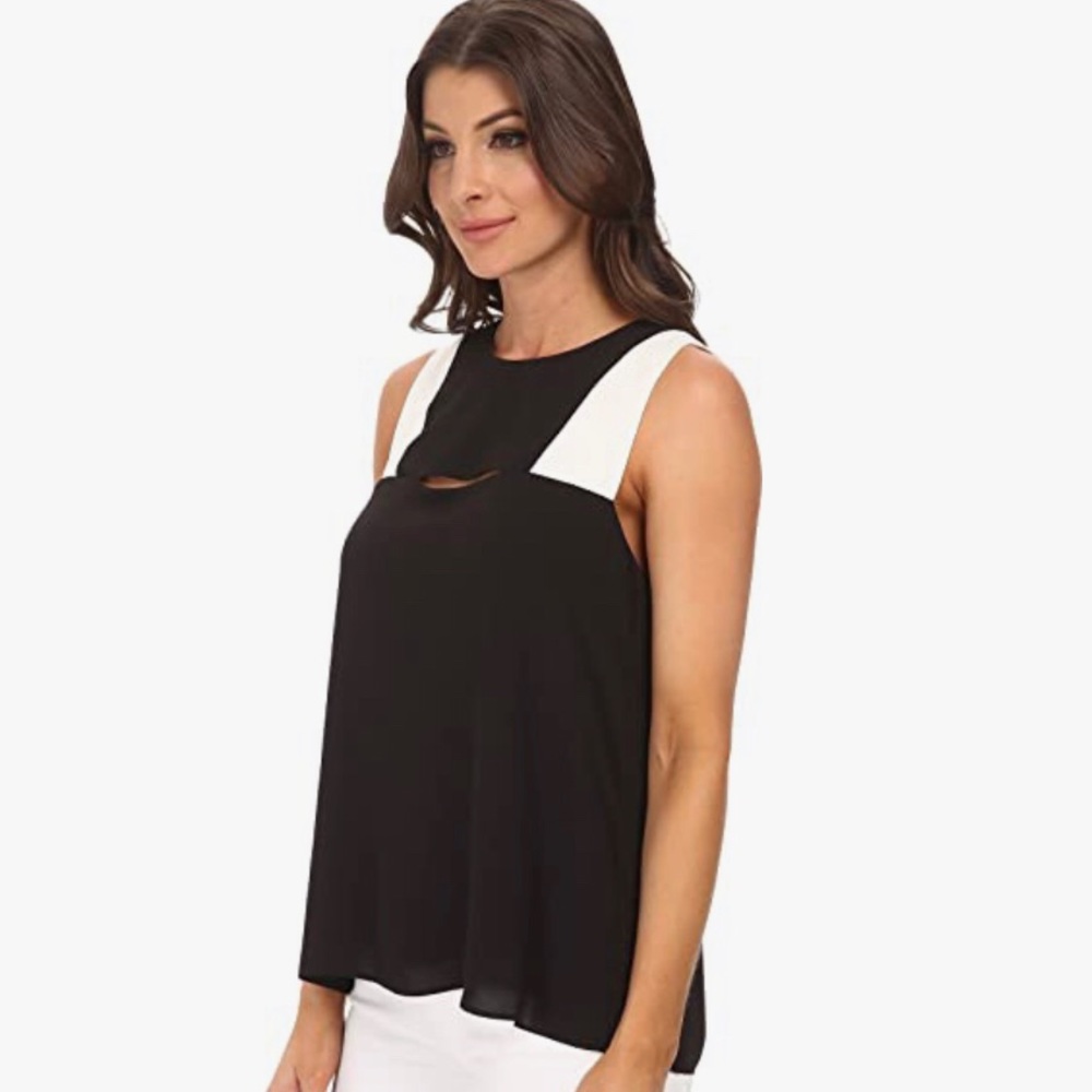 PHILOSOPHY contemporary sleeveless blouse M